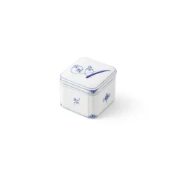 Alfabet Kollektion|Opbevaringskrukker*Royal Copenhagen lfbet Kollektion firkntet bonbonniere, , 13 cl A