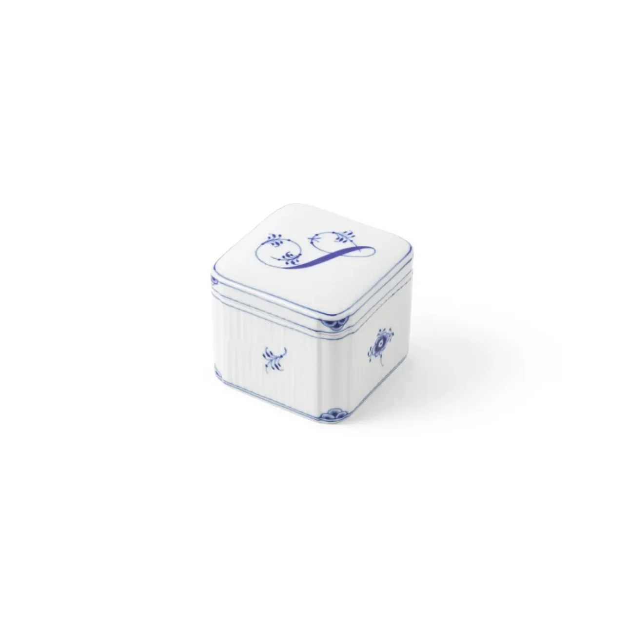 Alfabet Kollektion*Royal Copenhagen Alfabet Kollektion firkantet bonbonniere, , 13 cl S