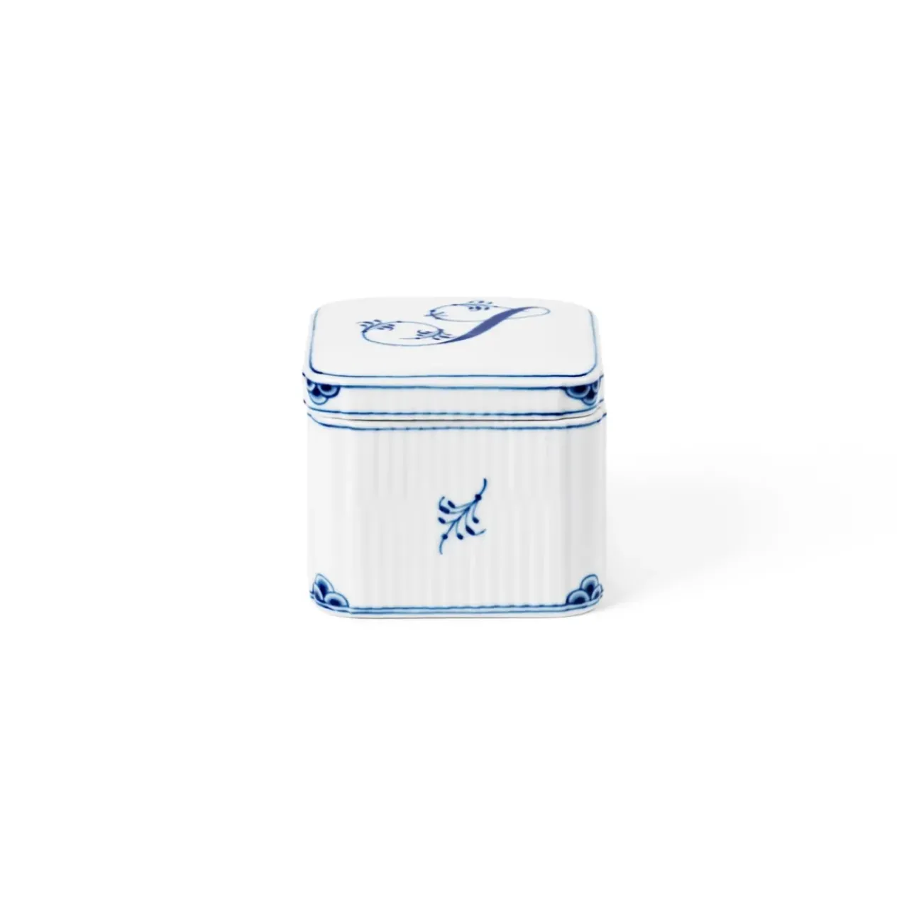 Alfabet Kollektion*Royal Copenhagen Alfabet Kollektion firkantet bonbonniere, , 13 cl S