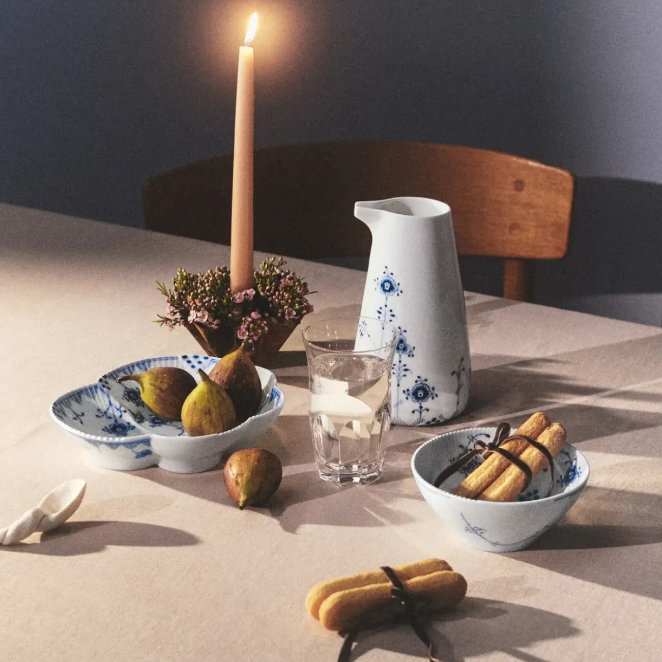 Eksklusive Steldele|Blå Elements*Royal Copenhagen Blå Elements kande, 70 cl