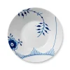 Blå Mega Riflet|Dybe Tallerkener*Royal Copenhagen Blå Mega Riflet dyb tallerken, 24 cm