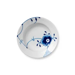 Blå Mega Riflet|Dybe Tallerkener*Royal Copenhagen Blå Mega Riflet dyb tallerken, 17 cm