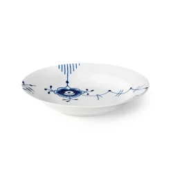 Blå Mega Riflet|Dybe Tallerkener*Royal Copenhagen Blå Mega Riflet dyb tallerken, 27 cm