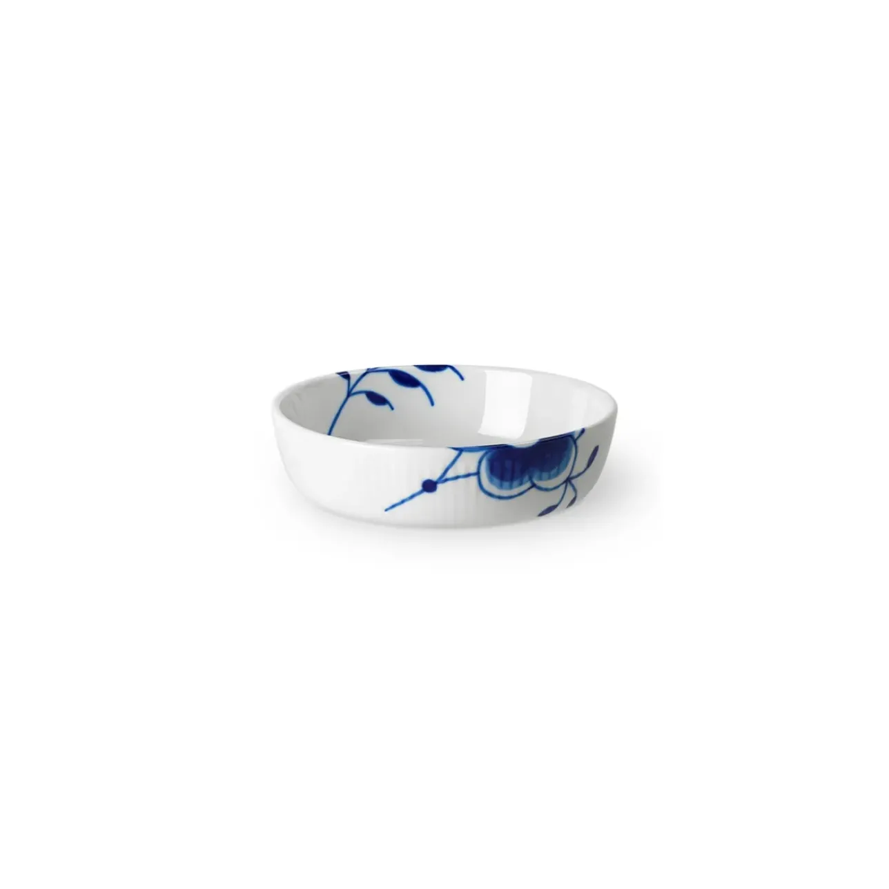 Blå Mega Riflet|Fade*Royal Copenhagen Blå Mega Riflet fad, 12,5 cm