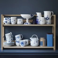 Blå Mega Riflet|Kander*Royal Copenhagen Blå Mega Riflet kande, 1,5 L