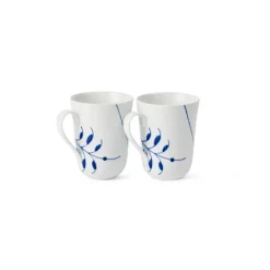 Blå Mega Riflet|Kaffekopper*Royal Copenhagen Blå Mega Riflet kop, 36 cl, 2 stk.