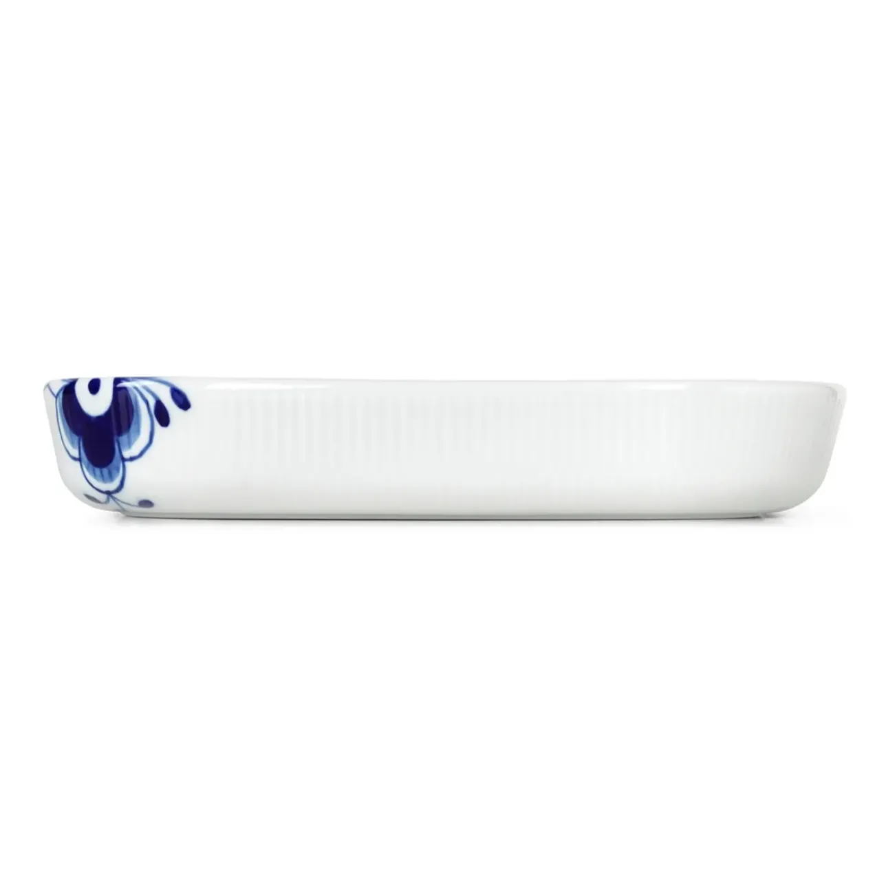 Blå Mega Riflet|Ovnfaste Fade*Royal Copenhagen Blå Mega Riflet ovnfast fad, 30 cm