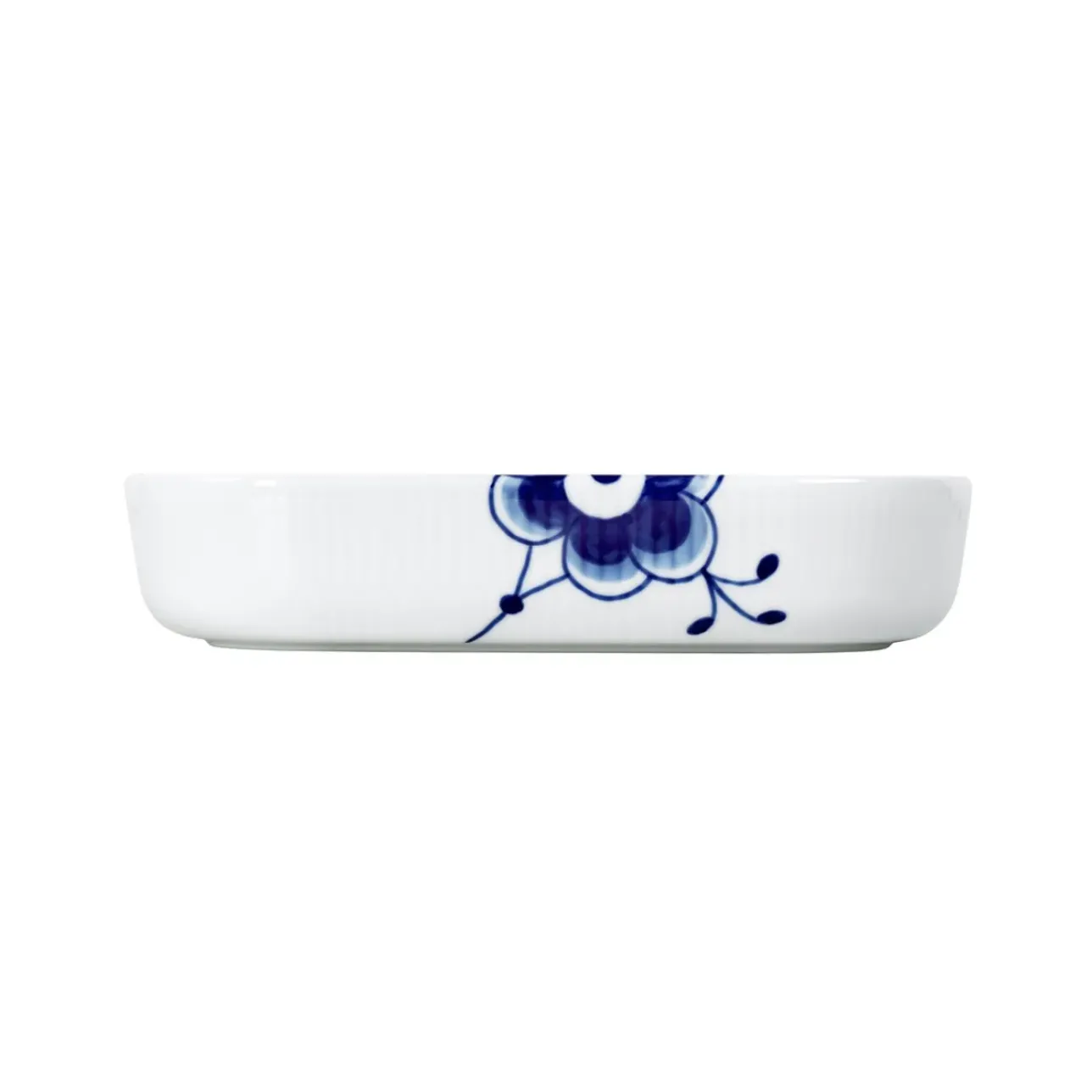 Blå Mega Riflet|Ovnfaste Fade*Royal Copenhagen Blå Mega Riflet ovnfast fad, 25 cm