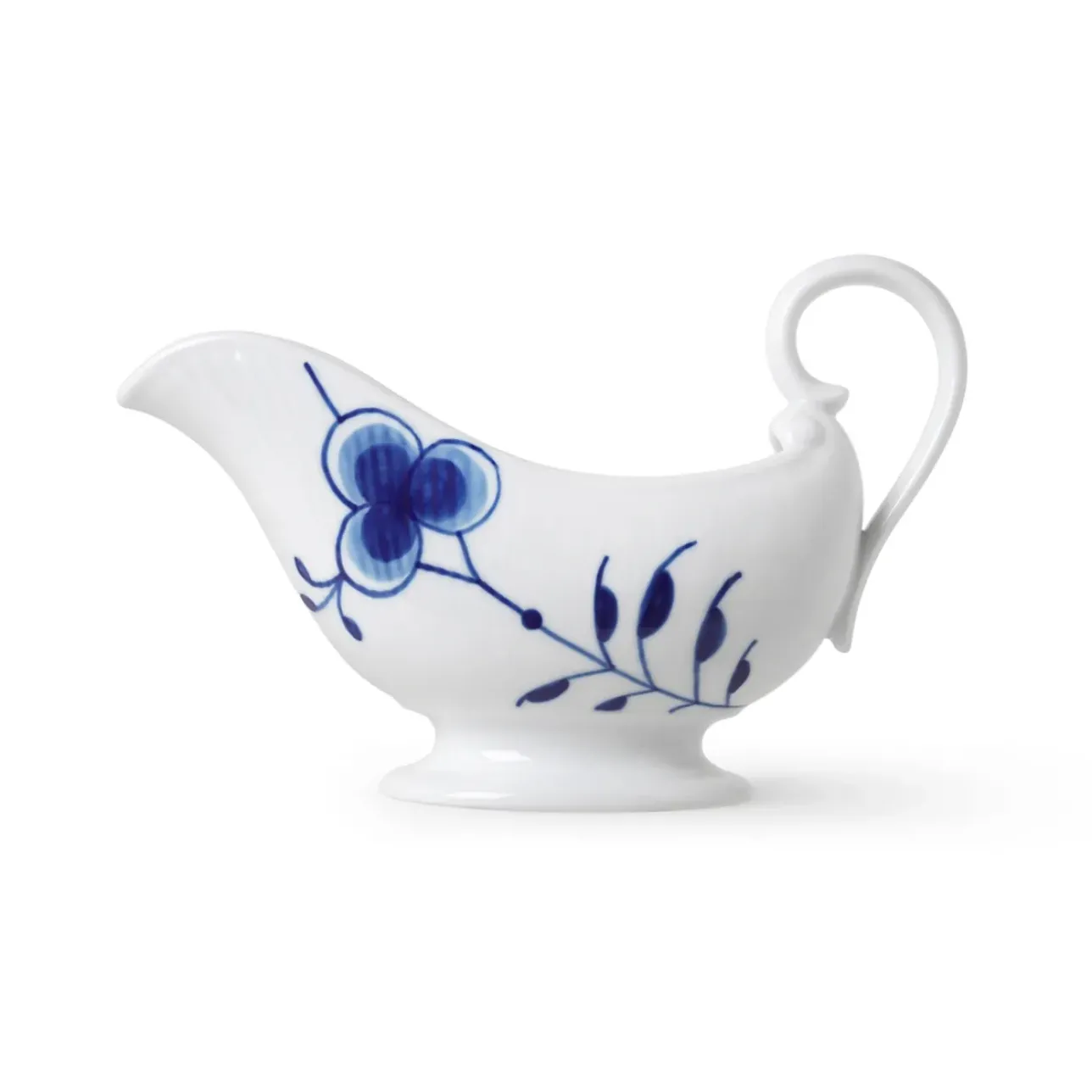 Blå Mega Riflet|Sovseskåle Og -Kander*Royal Copenhagen Blå Mega Riflet saucekande, 37 cl