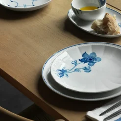 Blå Mega Riflet|Snackskåle*Royal Copenhagen Blå Mega Riflet skål, 24 cl