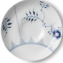 Blå Mega Riflet|Salatskåle*Royal Copenhagen Blå Mega Riflet skål, 34 cm