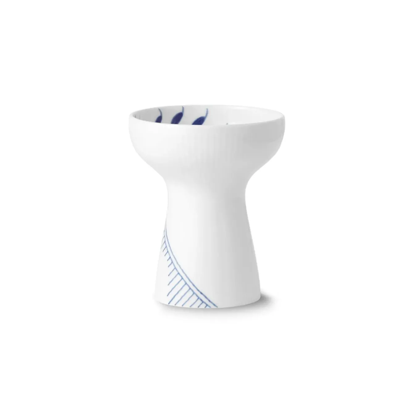 Blå Mega Riflet|Home Décor*Royal Copenhagen Blå Mega Riflet vase, 15 cm