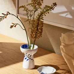 Blå Mega Riflet|Home Décor*Royal Copenhagen Blå Mega Riflet vase, 11 cm