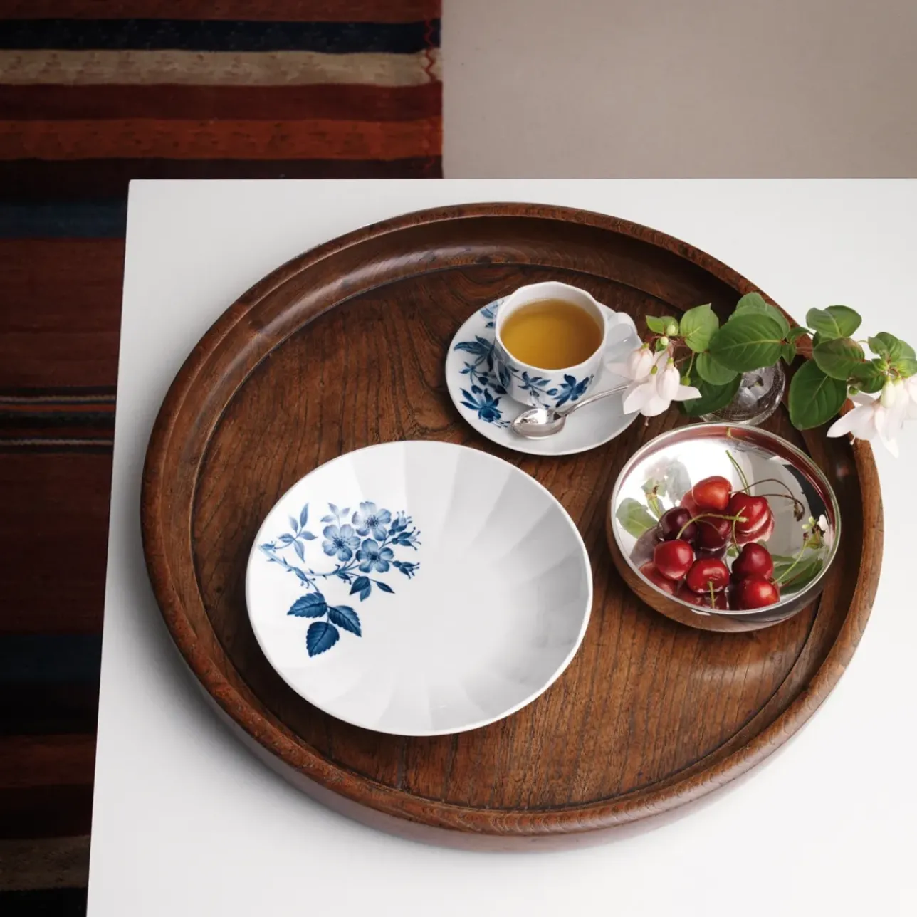 Blomst|Kaffekopper*Royal Copenhagen blomst kop og underkop, Fuchsia, 22 cl