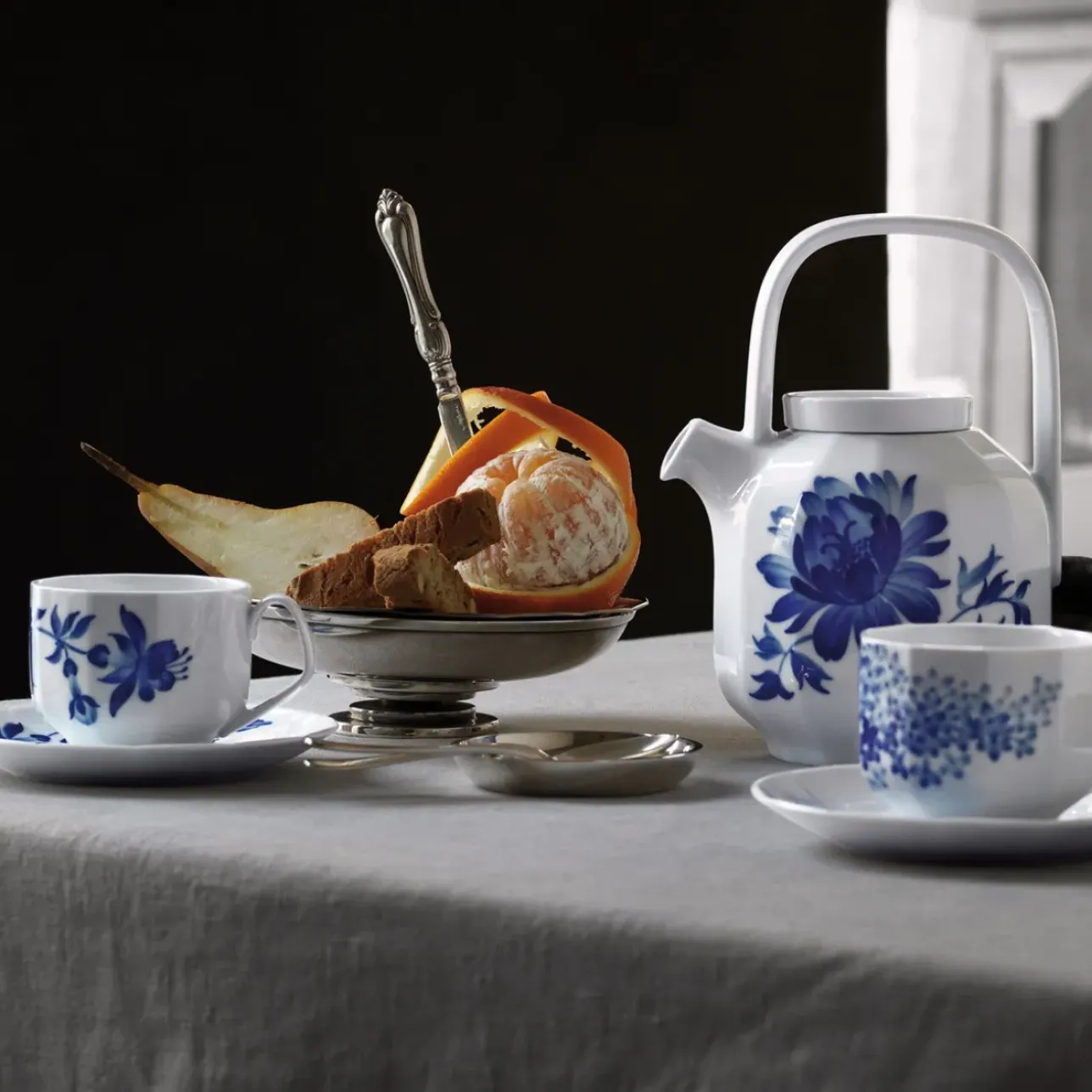Blomst|Kaffekopper*Royal Copenhagen blomst kop og underkop, Fuchsia, 22 cl