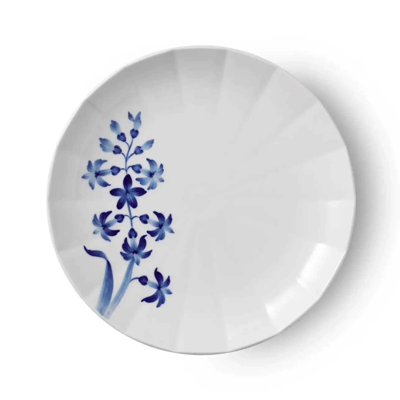 Blomst|Frokost Tallerkener*Royal Copenhagen blomst tallerken, Hyacint, 22 cm