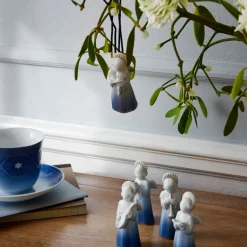 Blå Samlerartikler|Blå Samlerartikler*Royal Copenhagen Blå Samlerartikler engel , 9,5 cm Med salmebog