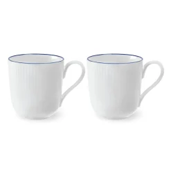 Blueline|Kaffekopper*Royal Copenhagen Blueline kop, 28 cl, 2 stk.