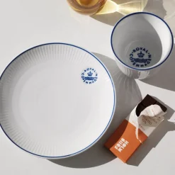 Blueline|Desserttallerkener*Royal Copenhagen Blueline tallerken coupe, 19 cm
