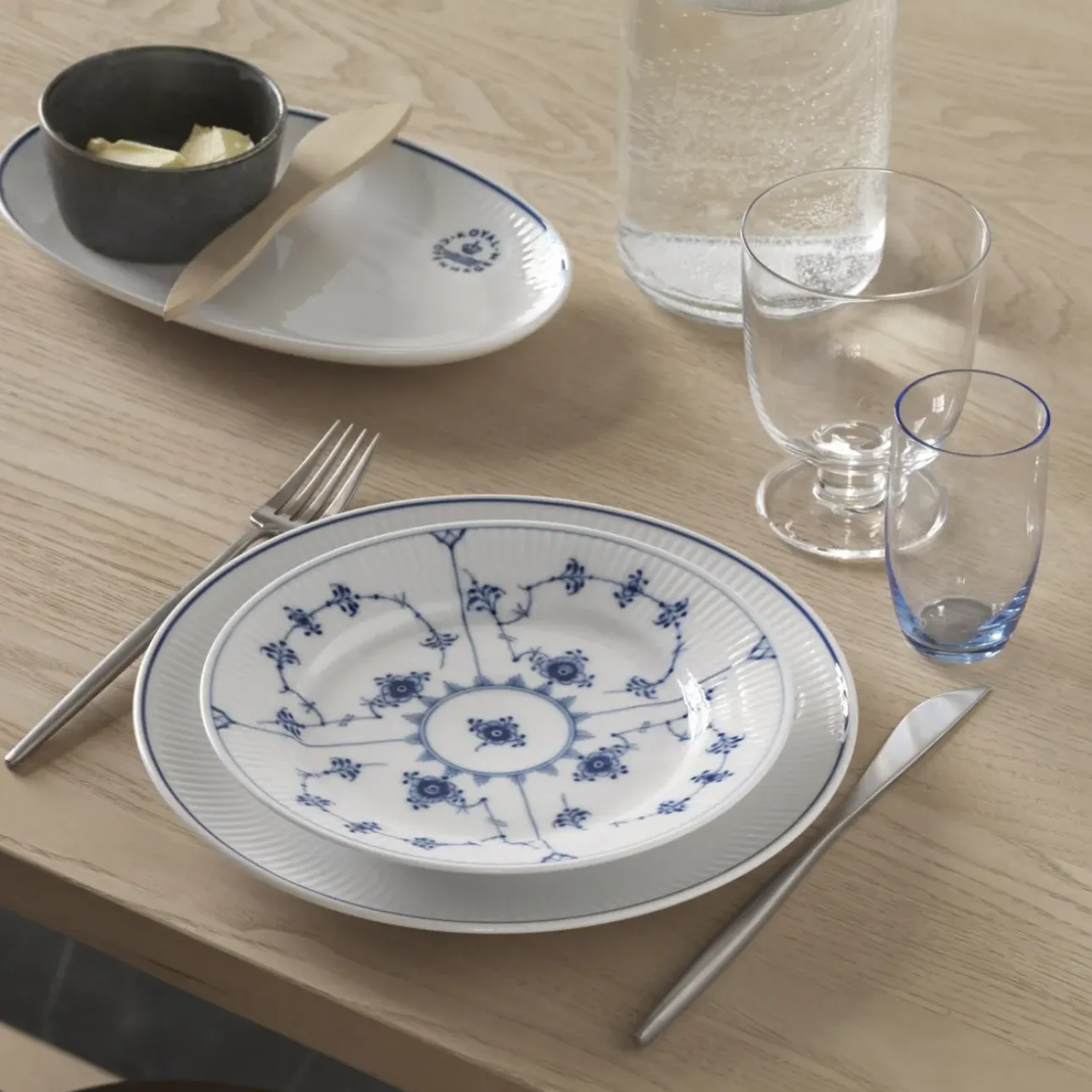 Blueline|Middagstallerkener*Royal Copenhagen Blueline tallerken coupe, 27 cm