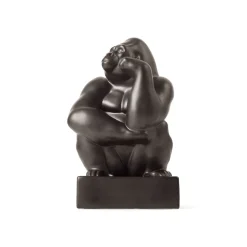 Home Décor|Skulpturer Og Figurer*Royal Copenhagen Figurer gorilla med hånd mod kind, 21 cm