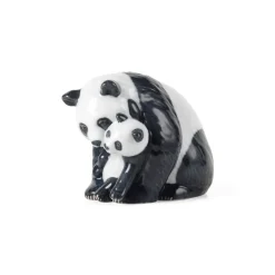 Home Décor|Skulpturer Og Figurer*Royal Copenhagen Figurer panda figur, 13 cm Med unge