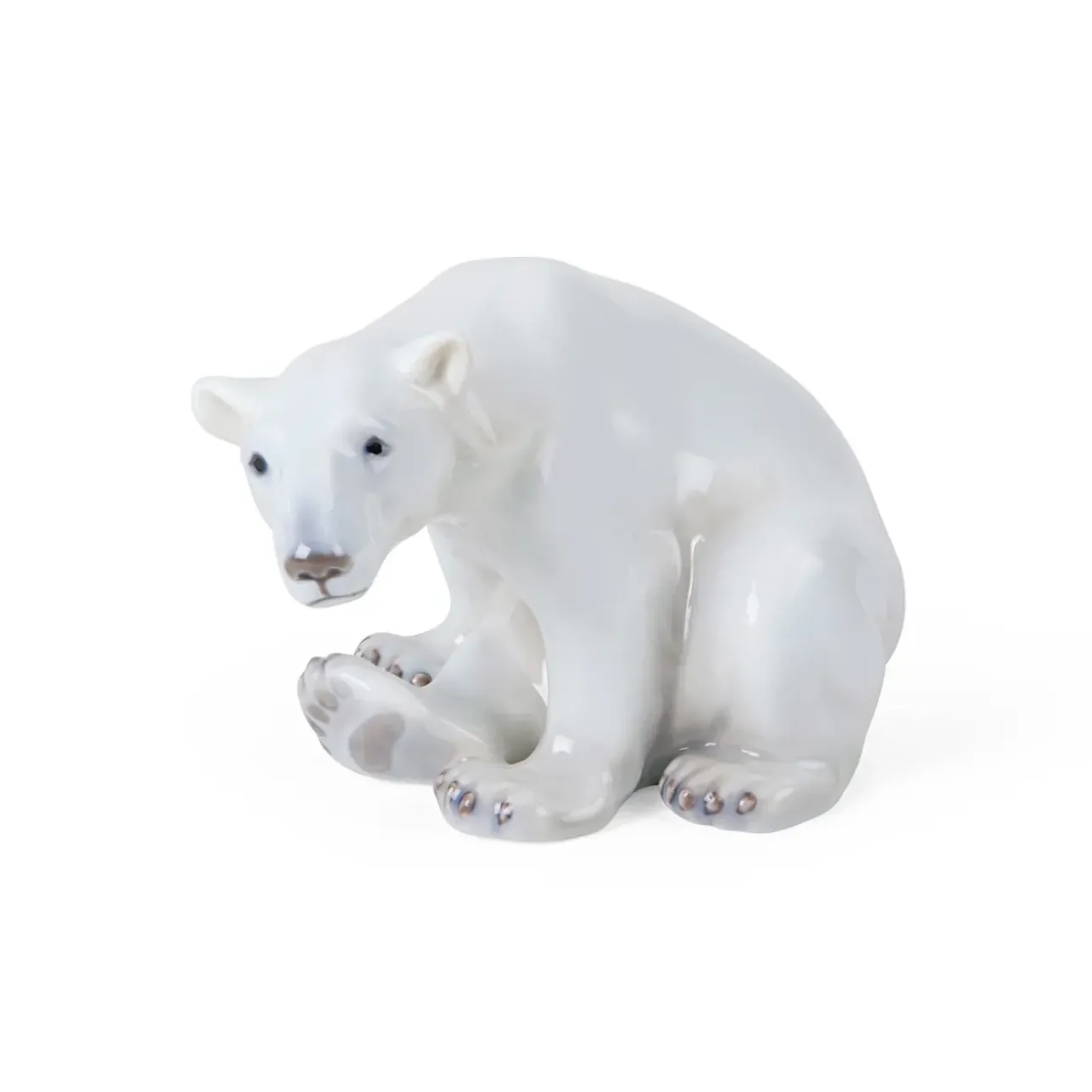 Home Décor|Skulpturer Og Figurer*Royal Copenhagen Figurer isbjørn, 12 cm Siddende