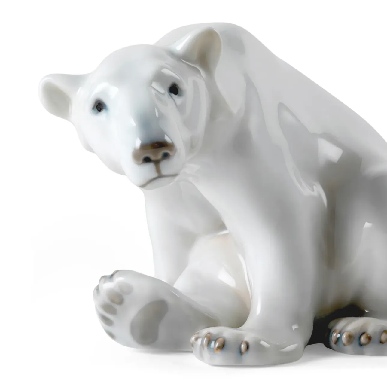 Home Décor|Skulpturer Og Figurer*Royal Copenhagen Figurer isbjørn, 12 cm Siddende