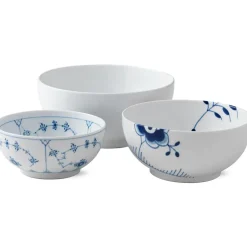 Gifts With History|Salatskåle*Royal Copenhagen Gift with History skål, 110 cl, 180 cl, 310 cl, 3 stk.