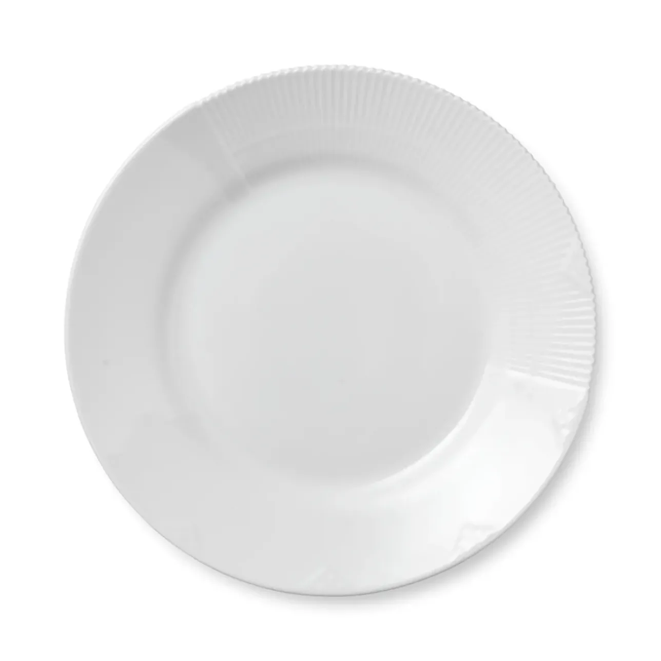 Hvid Elements|Middagstallerkener*Royal Copenhagen Hvid Elements tallerken, 26 cm
