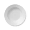 Hvid Halvblonde|Dybe Tallerkener*Royal Copenhagen Hvid Halvblonde dyb tallerken, 21 cm