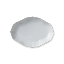 Hvid Halvblonde|Fade*Royal Copenhagen Hvid Halvblonde fad, 22 cm