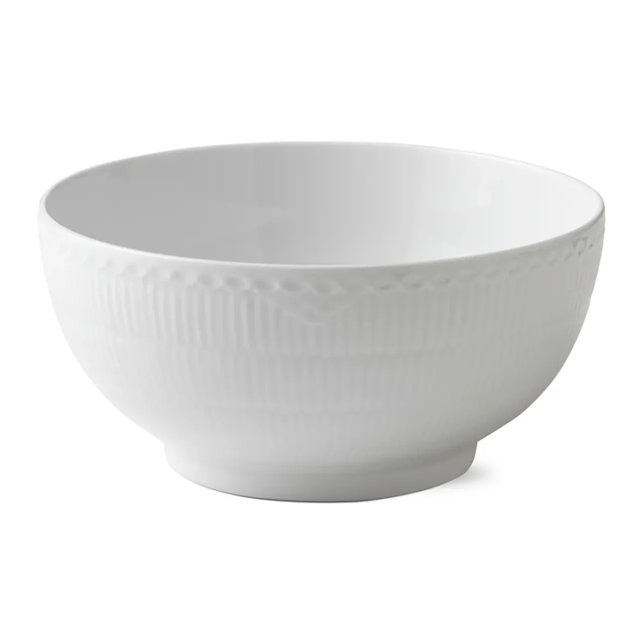 Hvid Halvblonde|Salatskåle*Royal Copenhagen Hvid Halvblonde skål, 310 cl