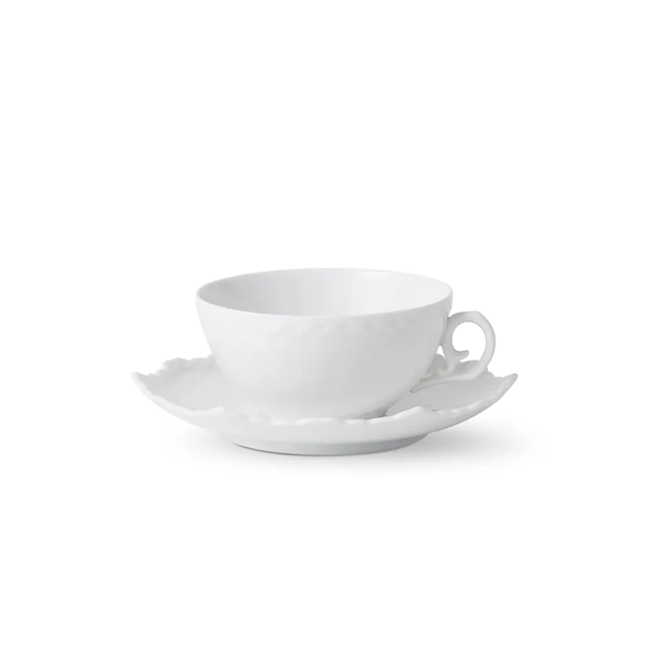 Eksklusive Steldele|Hvid Helblonde*Royal Copenhagen Hvid Helblonde kop og underkop, 22 cl