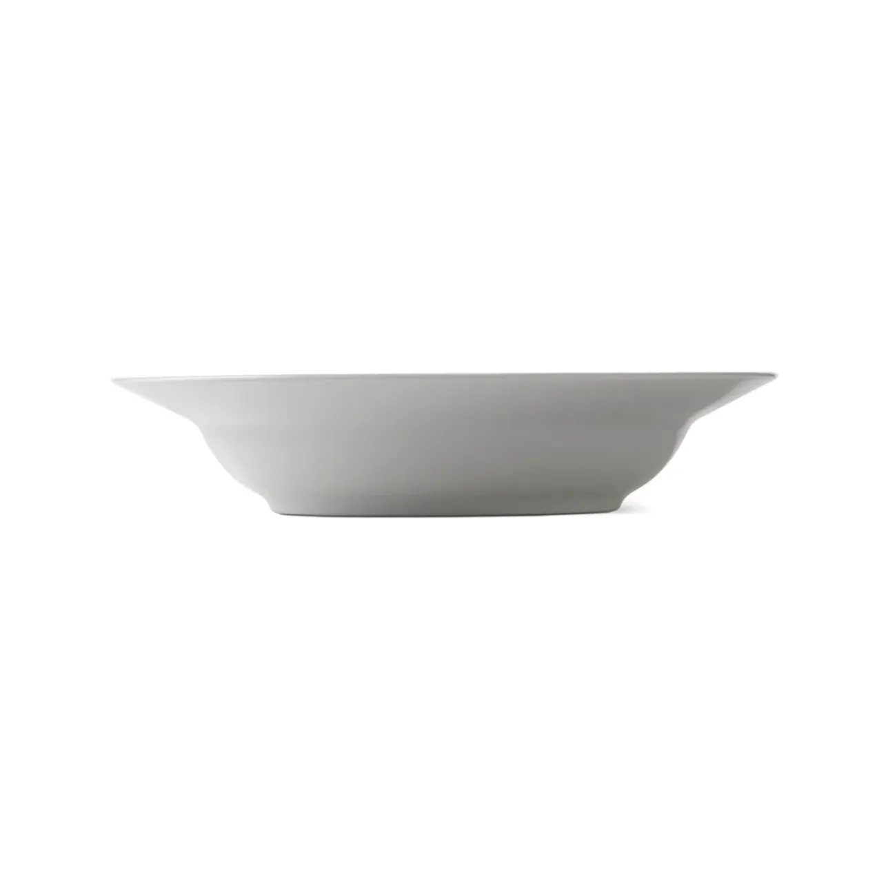 Hvid Riflet|Dybe Tallerkener*Royal Copenhagen Hvid Riflet dyb tallerken, 21 cm