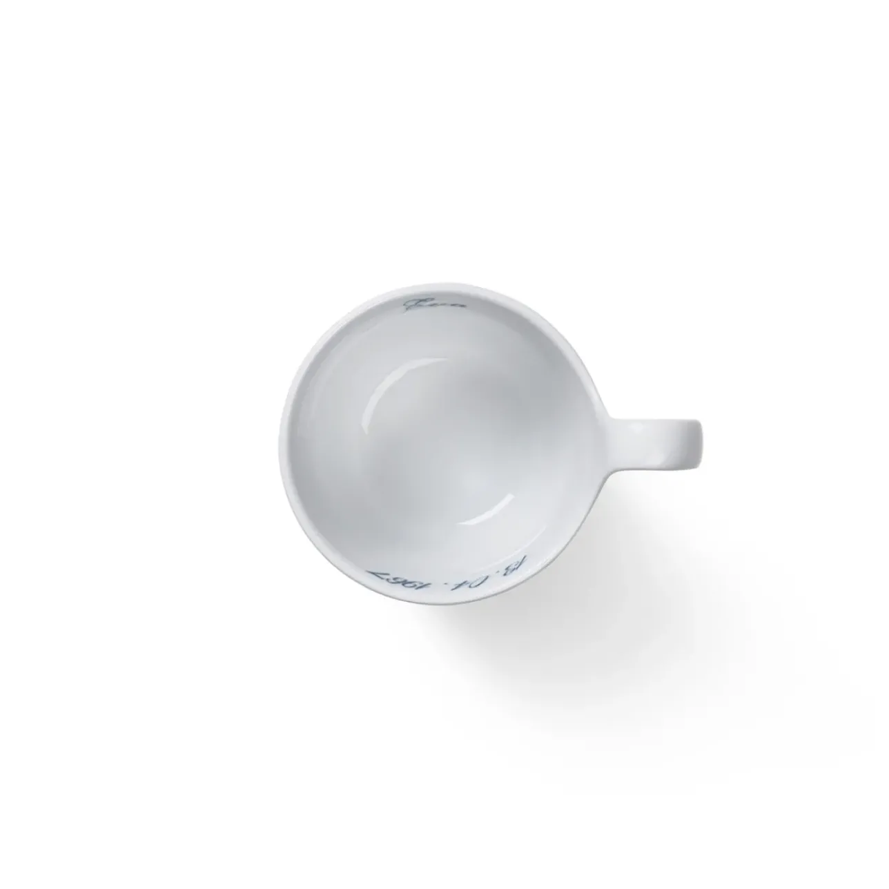 Hvid Riflet|Kaffekopper*Royal Copenhagen Hvid Riflet højhankskop, , 33 cl Bespoke