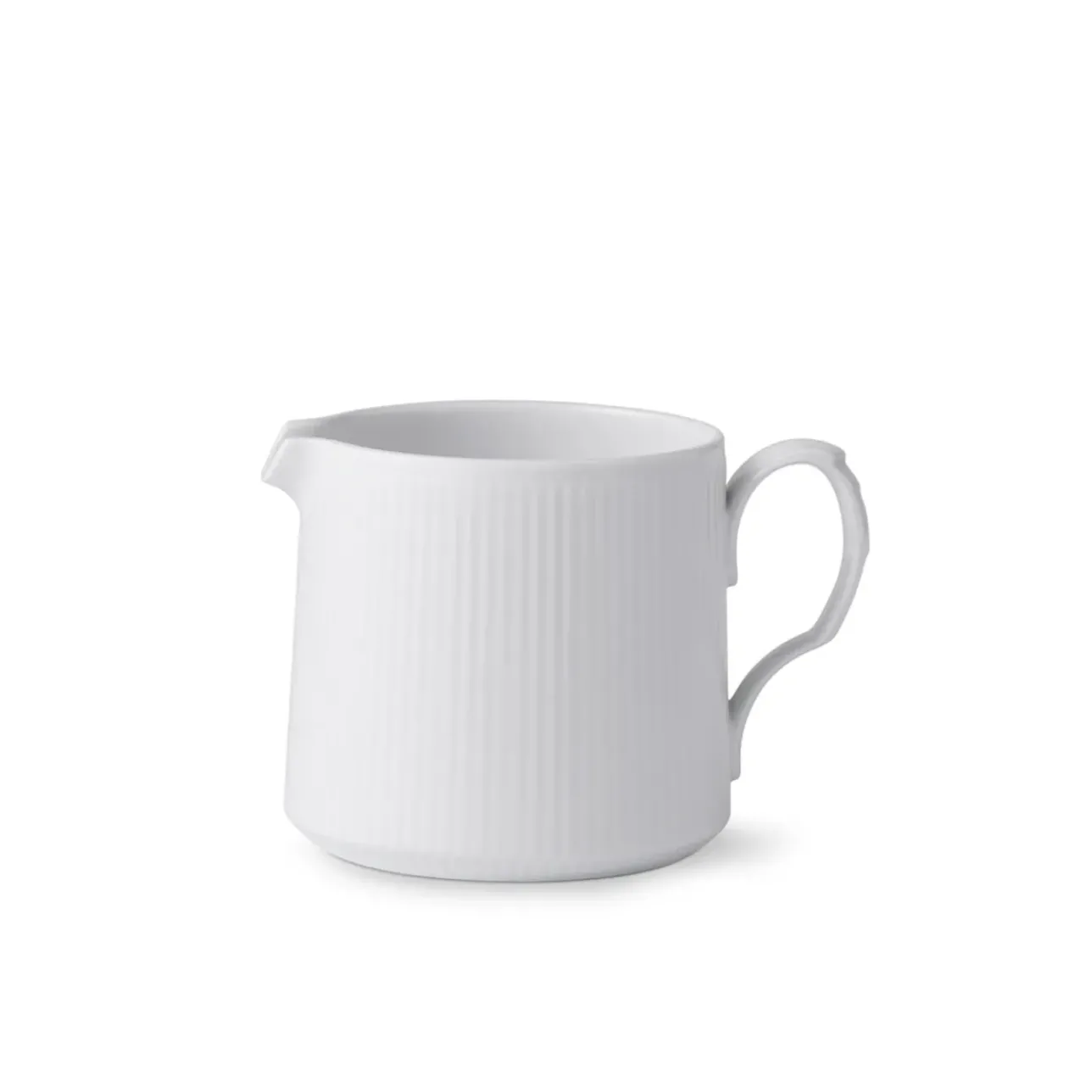 Hvid Riflet|Sovseskåle Og -Kander*Royal Copenhagen Hvid Riflet kande, 70 cl