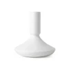 Hvid Riflet|Lysestager*Royal Copenhagen Hvid Riflet lysestage, 12 cm