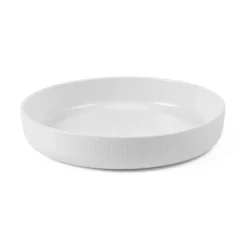 Hvid Riflet|Ovnfaste Fade*Royal Copenhagen Hvid Riflet ovnfast fad, 27 cm