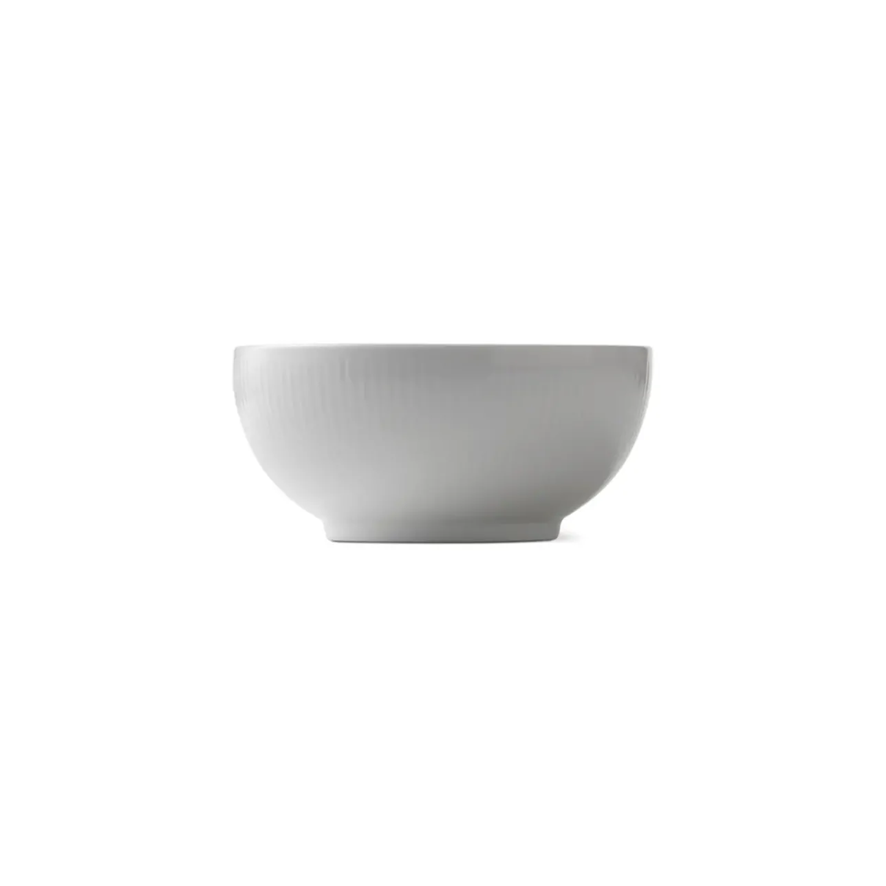 Hvid Riflet|Snackskåle*Royal Copenhagen Hvid Riflet skål, 73 cl