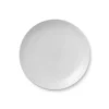 Hvid Riflet|Desserttallerkener*Royal Copenhagen Hvid Riflet Tallerken Coupe, 19 cm