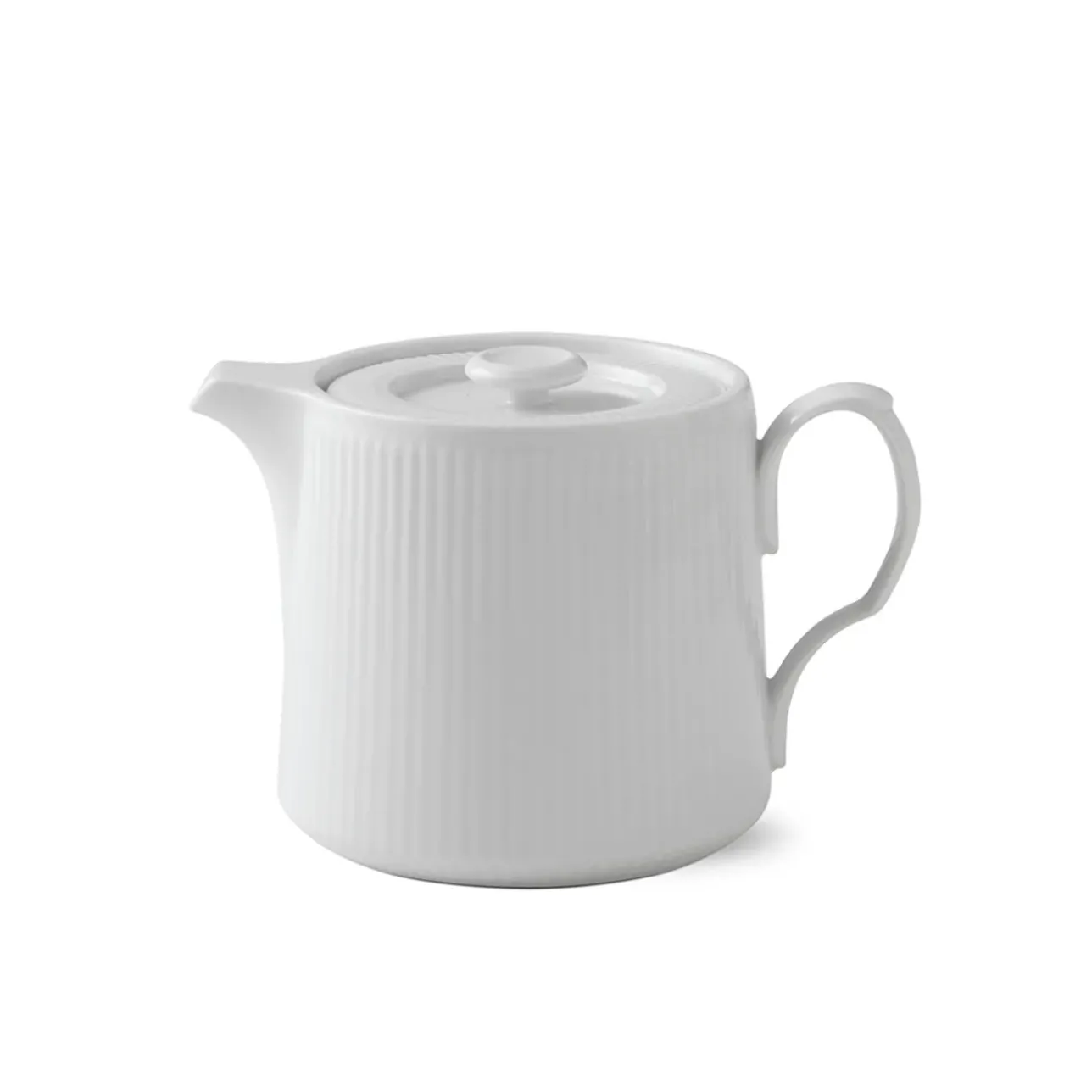 Hvid Riflet|Kander*Royal Copenhagen Hvid Riflet tekande, 75 cl