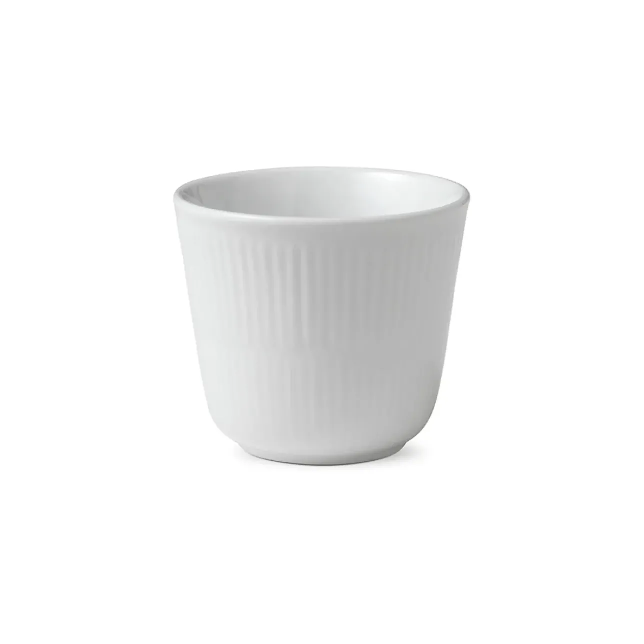 Hvid Riflet|Kaffekopper*Royal Copenhagen Hvid Riflet termokrus, 26 cl