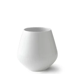 Hvid Riflet|Home Décor*Royal Copenhagen Hvid Riflet vase, 15 cm
