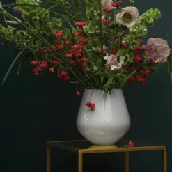 Hvid Riflet|Home Décor*Royal Copenhagen Hvid Riflet vase, 20,5 cm
