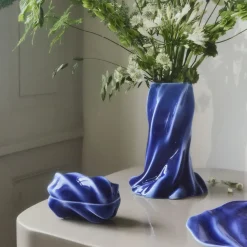 Kontur|Opbevaringskrukker*Royal Copenhagen Kontur bonbonniere, 14 cm