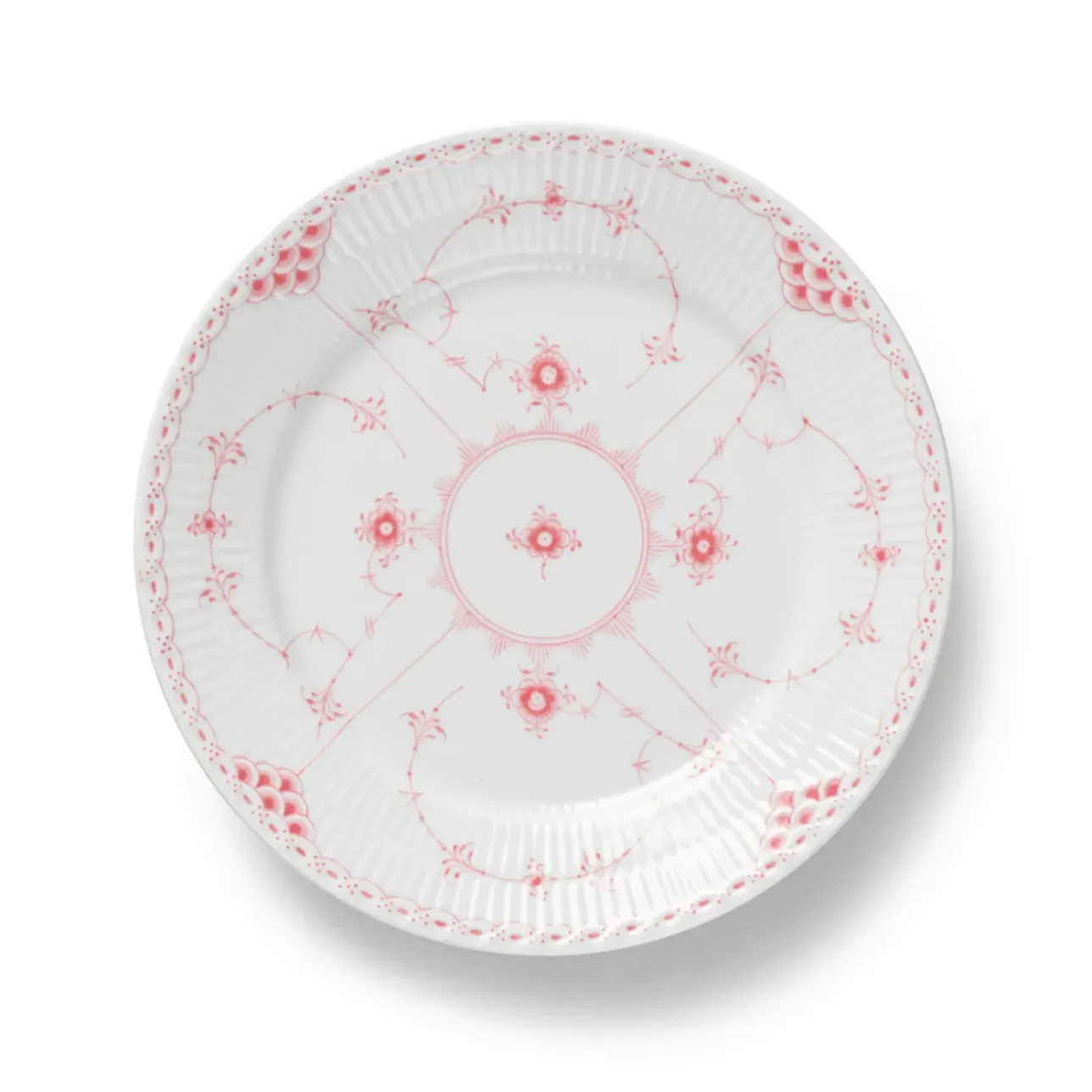 Eksklusive Steldele|Koral Musselmalet Halvblonde*Royal Copenhagen Koral Musselmalet Halvblonde tallerken, 22 cm