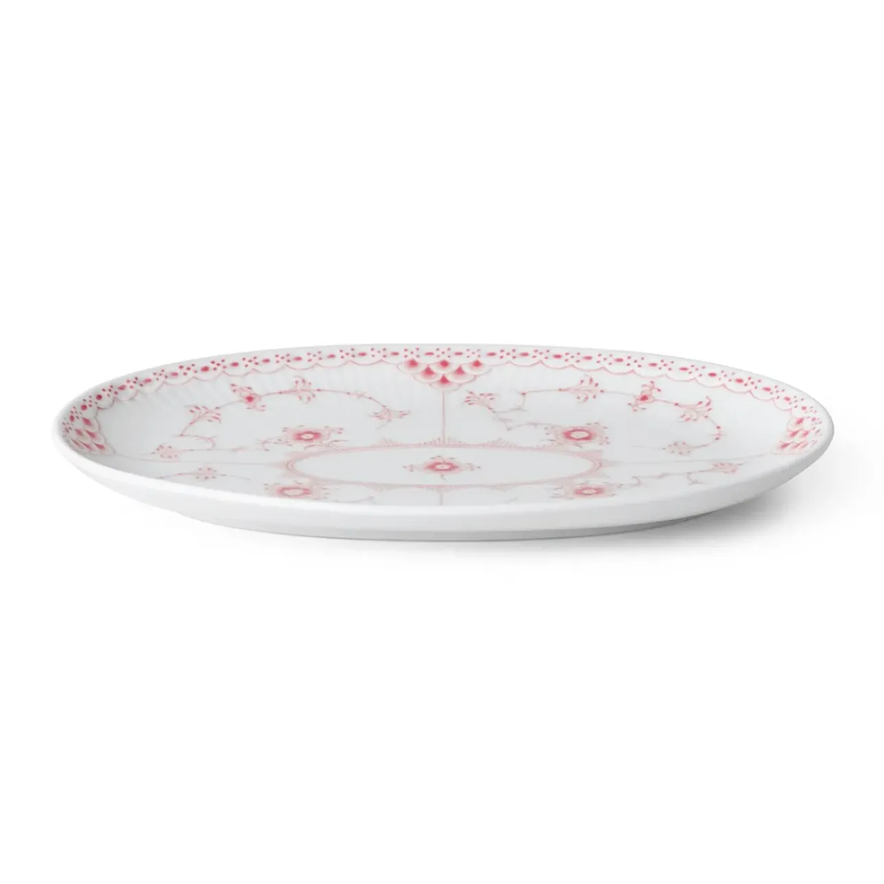 Eksklusive Steldele|Koral Musselmalet Halvblonde*Royal Copenhagen Koral Musselmalet Halvblonde asiet, 23,5 cm