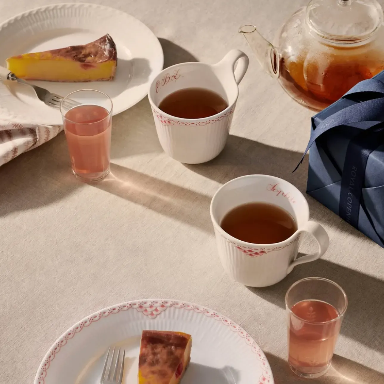 Koral Riflet Blonde|Kaffekopper*Royal Copenhagen Koral Riflet Blonde højhankskop, , 33 cl Bespoke