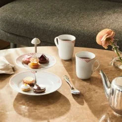 Koral Riflet Blonde|Étagères*Royal Copenhagen Koral Riflet Blonde étagère, 2 lag